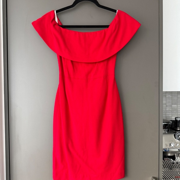 Aritzia Babaton Ruslan Dress in Red Size 0 - Picture 11 of 11